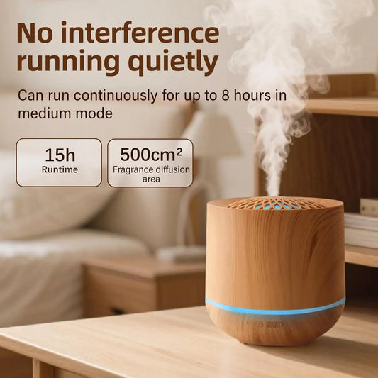 Humidifiers - Aromatherapy Humidifier - 300ml Diffuser - Air Humidifier - Room Humidifier - 7-Color LED - Light and Automatic Shut-Off - Essential Oil Diffuser for Home and Office (Light Color) - Image 5