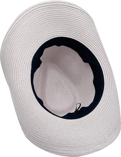 Cowboy hats - Straw hats - Women's and men's hats - Sun hats - Summer beach hats - Western hats - Panama hats - Unisex cowboy hats - Foldable straw hats - Brim hats - Summer hats - Image 3
