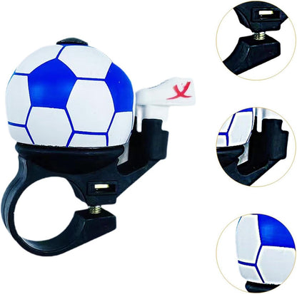 Bicycle bell - Blue football bicycle bell - Football bicycle bell - Bicycle horn - Children's bicycle bell - Bicycle horn - Blue - Image 3