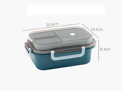 Lunch boxes - Lunch box - Children's lunch box - Adult lunch box - Lunch box compartment - 2-layer integrated lunch box - Leakproof lunch box - With cutlery - For work - School - Picnic - Pink - Image 6