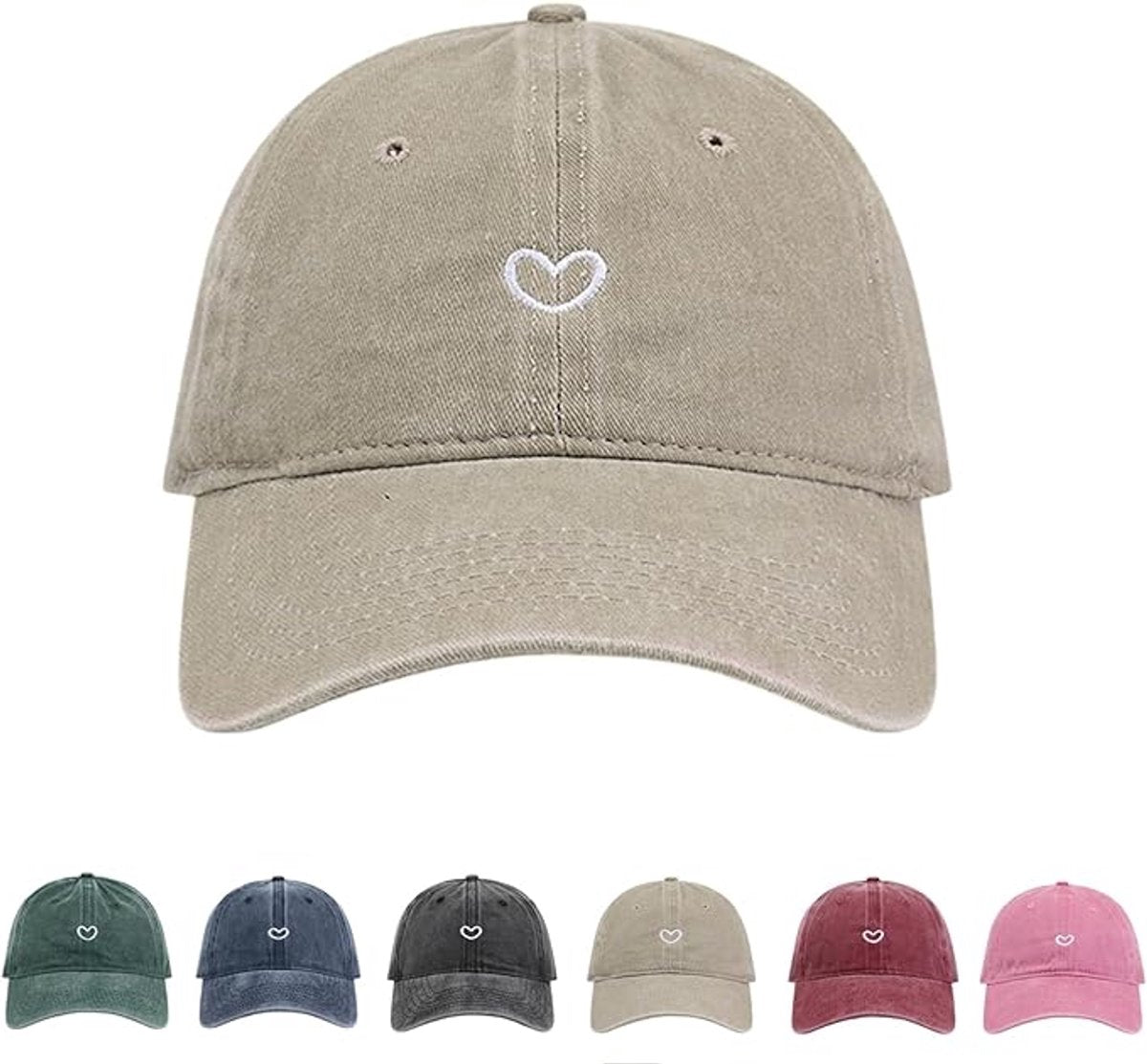 Ponytail Baseball Cap - Adjustable Women's Baseball Cap - Vintage Hat - Baseball Cap with Sun Protection - With Ponytail Hole - Suitable for Summer Sports - Image 4