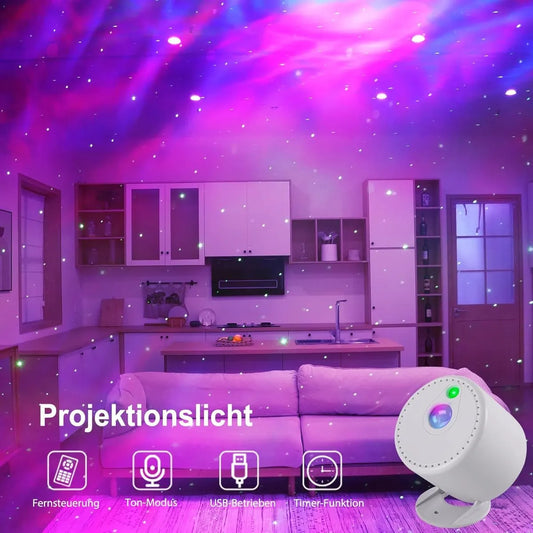 Projector - Starry Sky Projector - Starry Sky Lamp - Night Light Projector - With adjustable speed and brightness - With remote control - For decorating bedrooms, children's rooms, and adults' rooms - Image 4