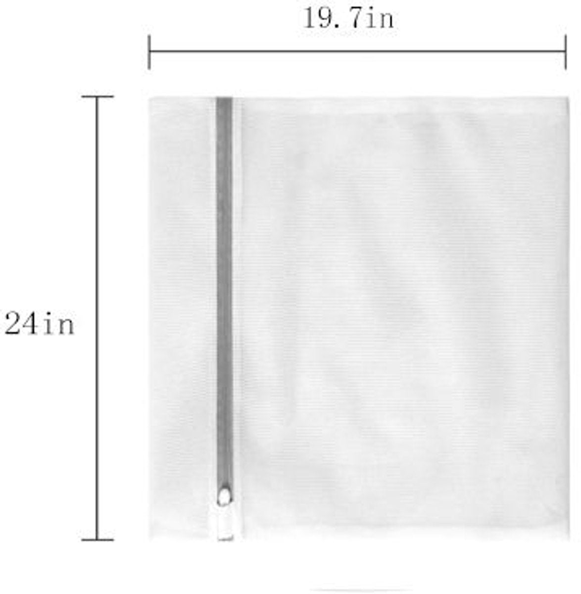 Set of 3 Laundry Bags - Net Clothes - Groot Laundry Nets - Large, Strong Bags - For Delicate Clothes - Perfect for Washing Machines - Jackets - Jeans - 50 x 60 cm - Household Accessory - Image 5