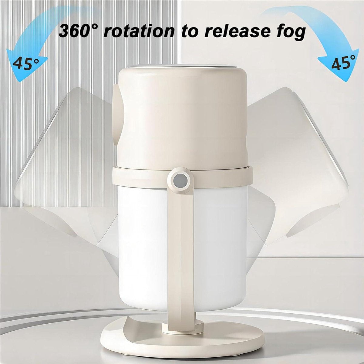 Humidifiers - Bedroom Humidifier - Cool Mist Humidifier - 280ml USB Desktop Humidifier with Night Light for Bedroom - Quiet Operation - Automatic Shut-Off - Timer - Image 2