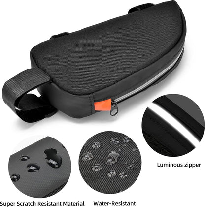 Waterproof bicycle bag for front frame, bicycle bag for top tube, suitable for road bikes, mountain bikes, outdoor cycling, travel and hiking - Image 6
