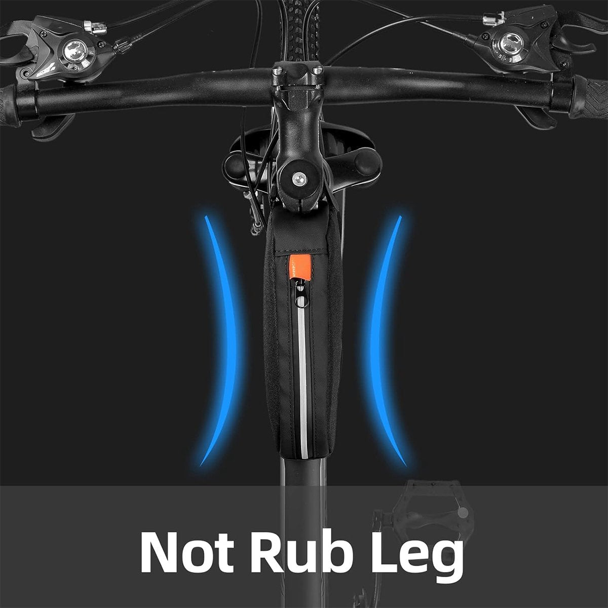 Waterproof bicycle bag for front frame, bicycle bag for top tube, suitable for road bikes, mountain bikes, outdoor cycling, travel and hiking - Image 8