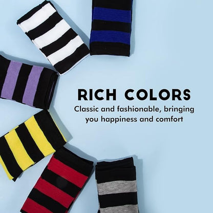 Socks - Women's Knee-High Socks - High Knee-High Socks - Sexy Socks - Women's Knee-High Socks - Stockings - Leg Warmers - Casual Outfit - Role Play - 6 Pairs - Image 5