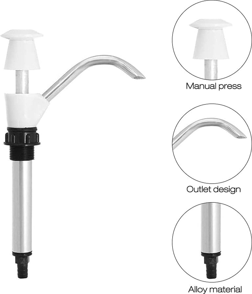 Manual water pump, double-action sink water pump tap, replacement pump tool for camper van, caravan, home, office, travel, camping - Image 2