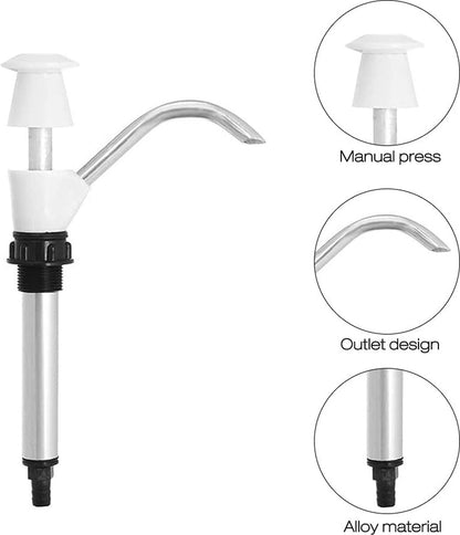 Manual water pump, double-action sink water pump tap, replacement pump tool for camper van, caravan, home, office, travel, camping - Image 2