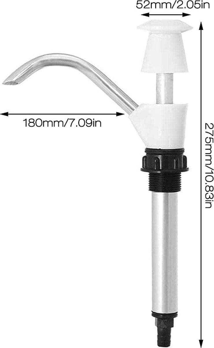 Manual water pump, double-action sink water pump tap, replacement pump tool for camper van, caravan, home, office, travel, camping - Image 3