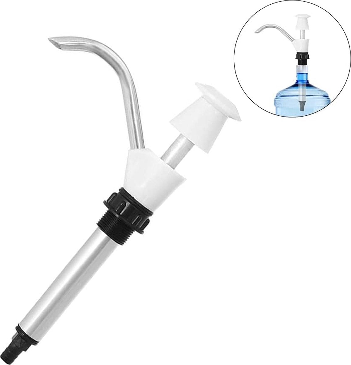 Manual water pump, double-action sink water pump tap, replacement pump tool for camper van, caravan, home, office, travel, camping - Image 6