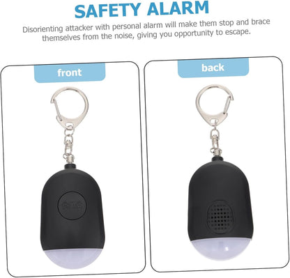 Portable Security Alarm - Personal Alarm - with LED - Emergency Alarm - SOS Button - Alarm Keychain - for Women - Personal Alarm for Outdoor Activities - Personal Alarm Keychain (Black) - Image 6