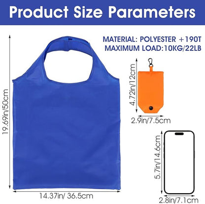 Tote bags, shopping bags, foldable shopping bags in sets of two, printed shopping bags, foldable bags with flowers, reusable shopping bags, fabric bags with handles, large shopping bags for travel, etc. - Image 6
