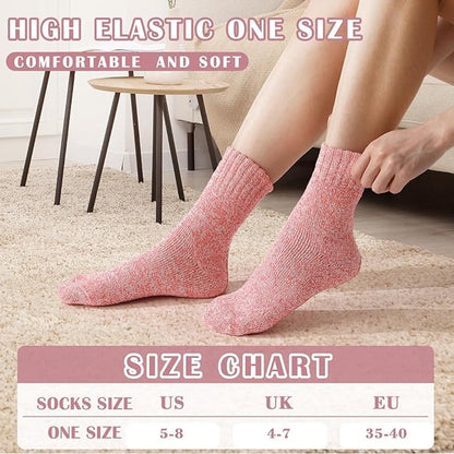Socks - Indoor socks - Night socks - Warm winter socks - Warm women's socks - Thick - Winter - Women - Girls - Home - Night - Christmas gifts - Image 3