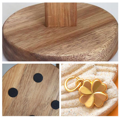 Paper towel roll holder - Paper towel roll holder - Wooden paper towel roll holder - Farmhouse style freestanding kitchen organizer - Fits most paper towel rolls - Image 6