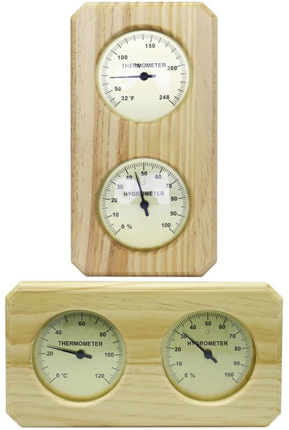 Indoor Thermometer - Indoor Thermometer - Thermometer - Weather Station - Hygrometer - Waterproof Wall-Mounted Thermometer and Hygrometer - Suitable for Indoor Bathroom, Sauna, Baby's Room - Image 3