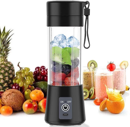Blender - Mini blender - Smoothie maker - Rechargeable mini blender - Portable blender - Citrus press - Black - Image 4