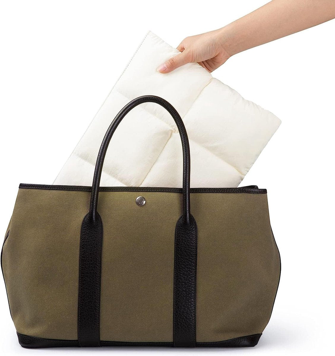 Laptop Bags - Women's Bags - Comfortable and Soft Laptop Sleeve - 13" 14" - Padded Bag with Pillowcase - White - Image 4