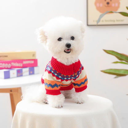 Dog Coat - Dog Sweater - Sweater for Small Dogs - Dog Sweater - Winter Knitted Sweater - Warm and Lightweight Cat Sweater - Perfect for Chihuahuas - Holidays - Christmas Decorations - Christmas - Size L - Image 3