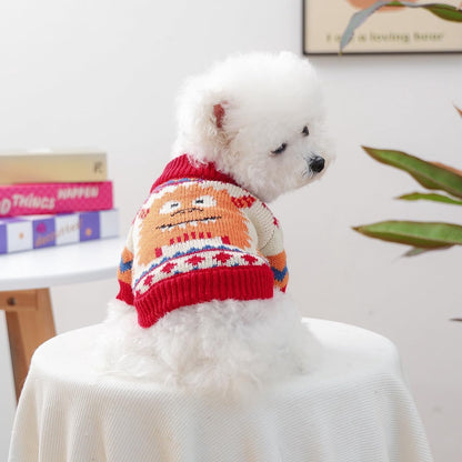 Dog Coat - Dog Sweater - Sweater for Small Dogs - Dog Sweater - Winter Knitted Sweater - Warm and Lightweight Cat Sweater - Perfect for Chihuahuas - Holidays - Christmas Decorations - Christmas - Size M - Image 4