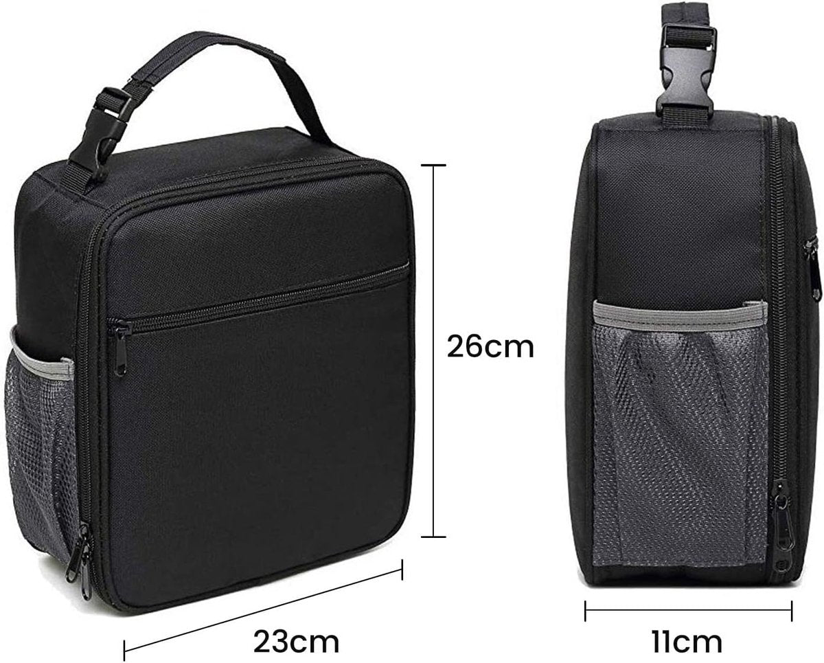 Lunch bag - Adult lunch bag - Insulated backpack - Picnic bag - Lunch bag for girls - 6.5L lunch box for boys - Insulated bag - Keeps food fresh - Office - school - picnic (black) - Image 5