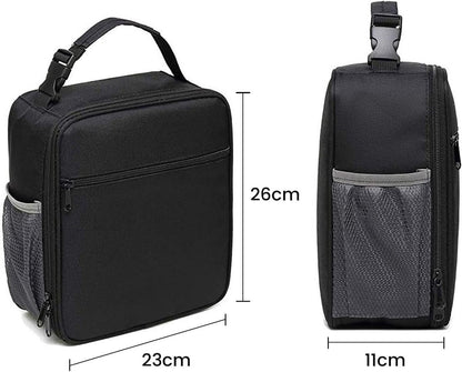Lunch bag - Adult lunch bag - Insulated backpack - Picnic bag - Lunch bag for girls - 6.5L lunch box for boys - Insulated bag - Keeps food fresh - Office - school - picnic (black) - Image 5