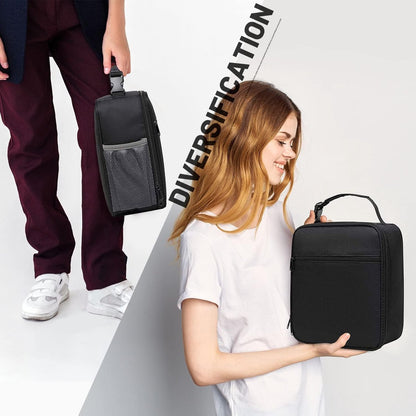 Lunch bag - Adult lunch bag - Insulated backpack - Picnic bag - Lunch bag for girls - 6.5L lunch box for boys - Insulated bag - Keeps food fresh - Office - school - picnic (black) - Image 6
