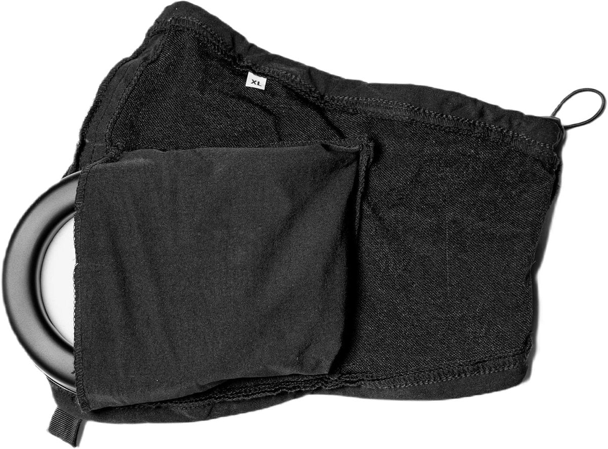 Noise-canceling ear protection for dogs - Protection against fireworks and thunderstorms - Washable and noise-canceling - Warm design - Suitable for all dog breeds - Black, size XL - Image 3