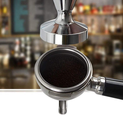 Coffee press - 51 mm coffee press - Ergonomic filter holder - Basis stainless steel espresso press - Coffee maker accessory - For 51 mm filter holders - Image 7