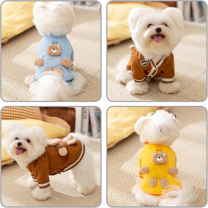 Dog Coat - Dog Sweater - Dog Clothes with D-Ring - Warm Winter Sweater - Soft Sweatshirt - Warm Winter Dog Clothes - Perfect for Small Dogs and Cats - Size XL - Christmas Decorations - Image 5