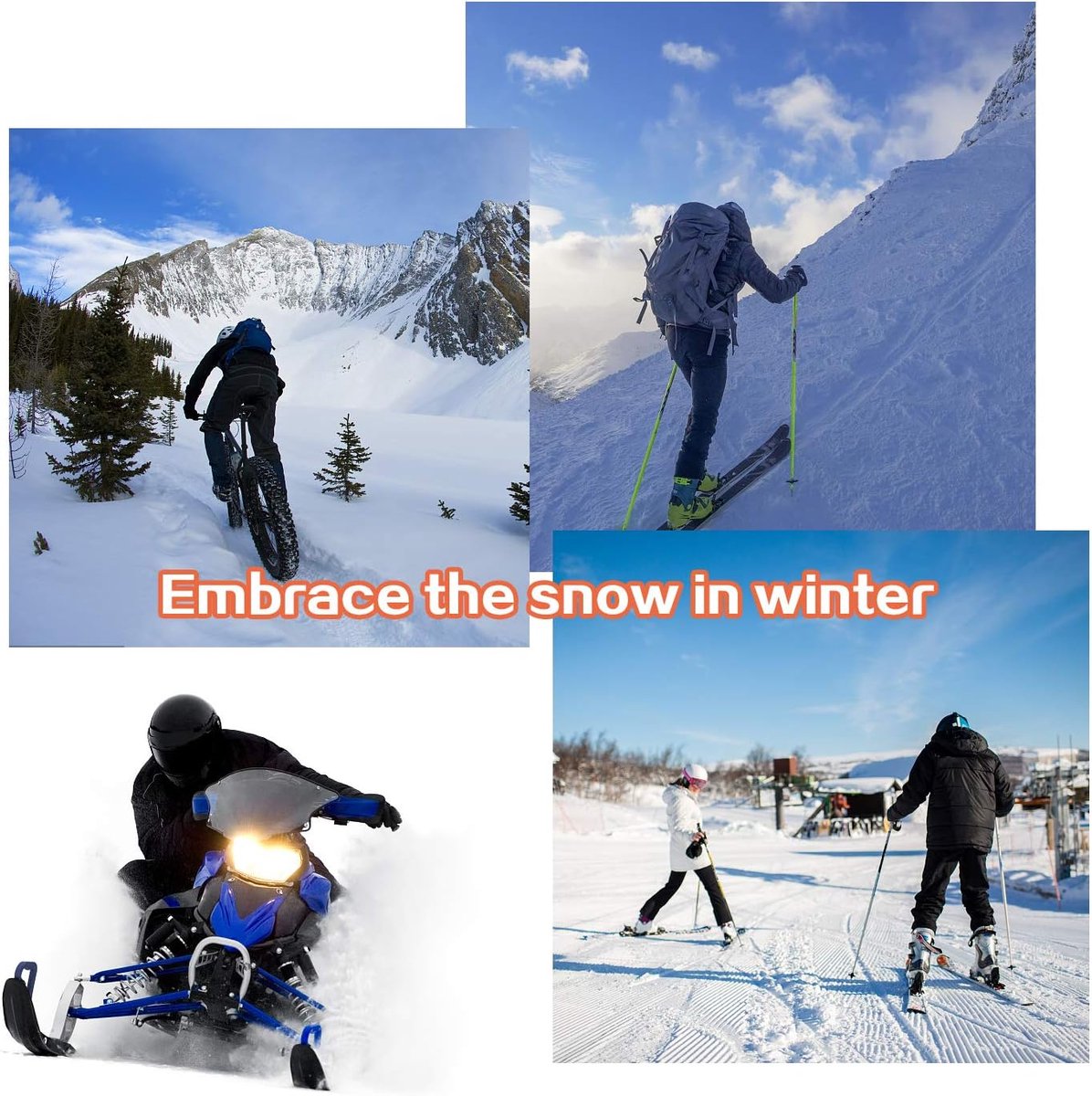 Beanie - Men's Winter Beanie - Knitted Beanie - Men's Beanie - With Flexible Neck Gaiter - Ski Balaclava - Unisex - Windproof - Warm - Ideal for Outdoor Activities - Camping - Skiing - Everyday Wear - Winter - Image 2
