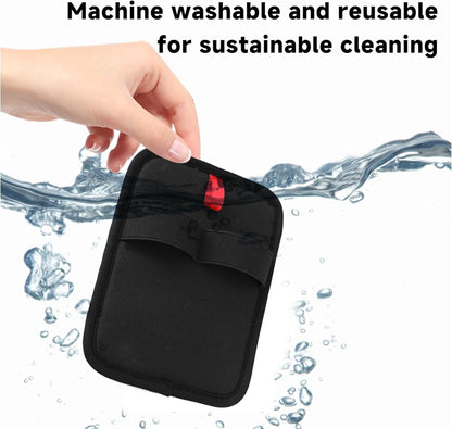 Gloves - Cat - Dog - Pet Hair Removal Gloves - 2 Static Electric Gloves - Reusable - Suitable for Sofas, Furniture, Carpets, Curtains and Car Seats - Black - Image 9