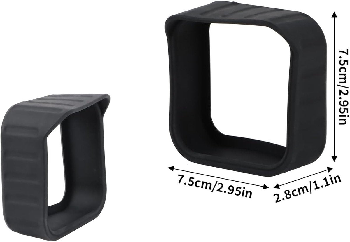 Protective Camera Covers - Pack of 2 Silicone Protectors - Flexible and Lightweight - Scratch Resistant - Made of Silicone - For Security Cameras with Flash - Image 2