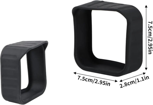 Protective Camera Covers - Pack of 2 Silicone Protectors - Flexible and Lightweight - Scratch Resistant - Made of Silicone - For Security Cameras with Flash - Image 2