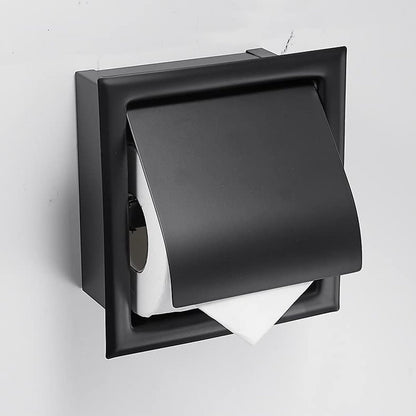 Toilet paper holder - Integrated toilet paper holder - Silver toilet paper holder - Toilet paper holder - Toilet paper holder - Stainless steel - For bathroom - Toilet paper holder - Image 4