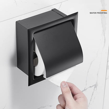 Toilet paper holder - Integrated toilet paper holder - Silver toilet paper holder - Toilet paper holder - Toilet paper holder - Stainless steel - For bathroom - Toilet paper holder - Image 5