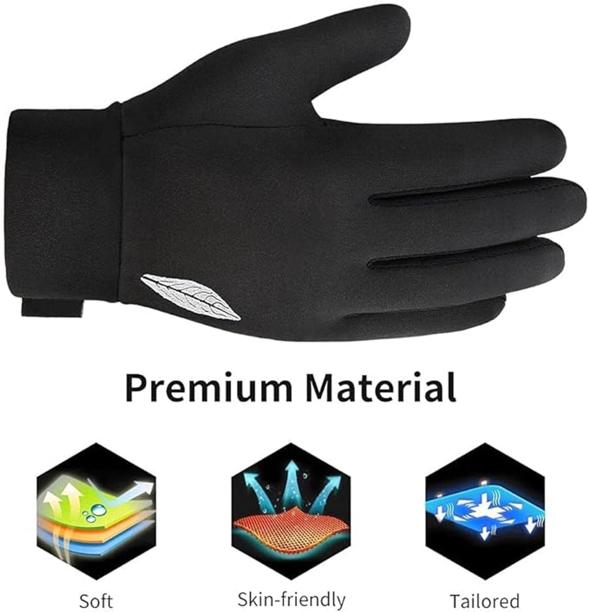 Gloves - Winter Gloves - Cycling Gloves - Running Gloves - Outdoor Sports Gloves - Children's Winter Gloves - Touchscreen Compatible - Thick, Waterproof, Windproof and Non-Slip - Warm Fleece - Gift for Boys and Girls - Image 2