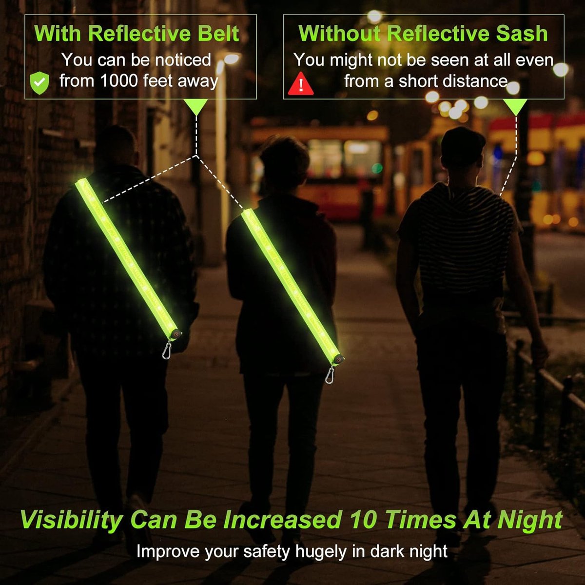 Running light - Chest light - Sports running light - Chest walking light - USB rechargeable - Running vest - Image 3