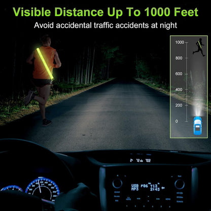 Running light - Chest light - Sports running light - Chest walking light - USB rechargeable - Running vest - Image 6