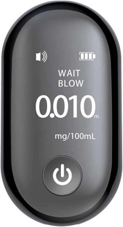 Breathalyzer - Rechargeable breathalyzer - Digital breathalyzer - Digital breathalyzer without mouthpiece - Breathalyzer with detector - Alarm with LED display