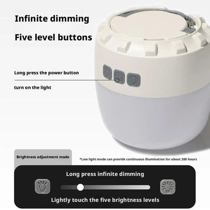 Camping lamp - Camping light - Flashlight - Rechargeable camping lamp - Tent light - Rechargeable - 3200mAh - Suitable for hiking and camping - Image 4