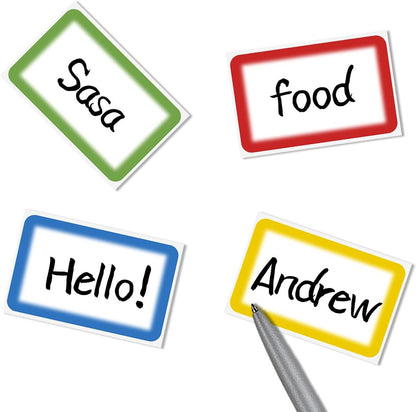 Self-adhesive name labels - Freezer stickers - Moving stickers - Waterproof - Self-adhesive labels - For office, school, gifts, kitchen, bottles, files - 300 pieces - Multi - Image 4