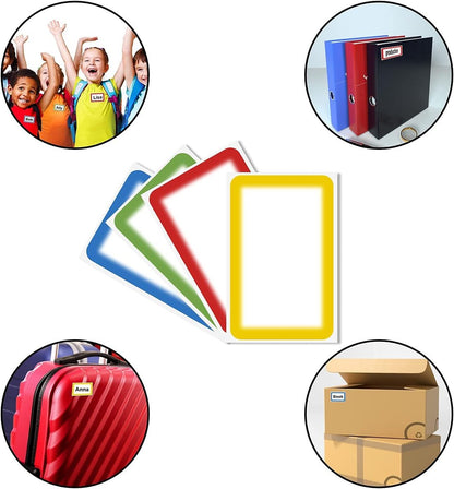 Self-adhesive name labels - Freezer stickers - Moving stickers - Waterproof - Self-adhesive labels - For office, school, gifts, kitchen, bottles, files - 300 pieces - Multi - Image 5