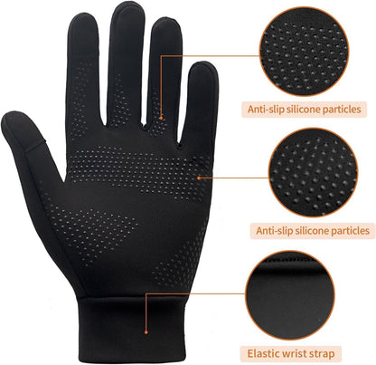 Handlebar muffs - Gloves - Scooter handlebar muffs - Hand warmers for cycling - Winter running gloves for men and women - Touchscreen compatible - Non-slip and lightweight - Suitable for cycling, sports and driving - Black - Image 4