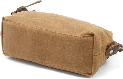Men's Toiletry Bag - Women's Toiletry Bag - Toiletry Bag with Hook - Waterproof Vintage Canvas - Suitable for Men and Women - Makeup Bag - Travel Toiletry Bag - Image 3