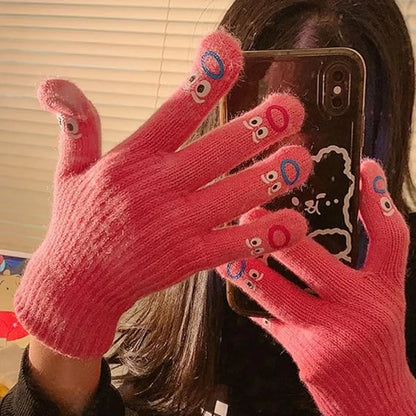 Winter gloves - Men's gloves - Women's gloves - Touchscreen gloves - Winter gloves - Perfect for skiing, cycling, walking, camping and Christmas - Christmas gift idea - Roses - Image 7