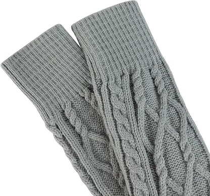 Socks - Women's knee-high socks - Cable knit knee-high socks - Stockings - Knee-high socks - Winter warmth - Tights - Knee support socks - Women - Girls - Pain relief - Image 2