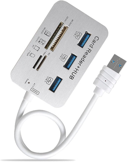 USB 3.0 Hub with 3-Port Splitter and Memory Card Reader - SD/TF/Micro SD Card Reader - USB 3.0 Hub - Image 6