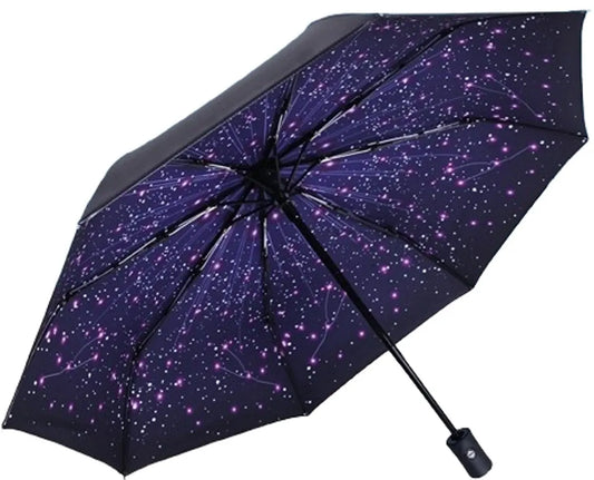8-rib windproof travel umbrella, automatic folding travel umbrella, windproof umbrella with automatic opening and closing, portable umbrella for men and women