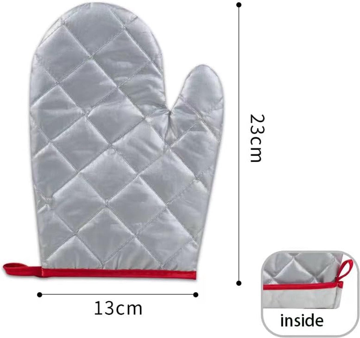 Ironing gloves for garment steamers, set of 4, flexible, steam-resistant, heat-resistant, waterproof, for garment steamers - Silver2 - Image 3